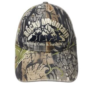 Rocky Mountain Hunting Calls & Supplies LLC Strapback Baseball Cap Multi OS Camo